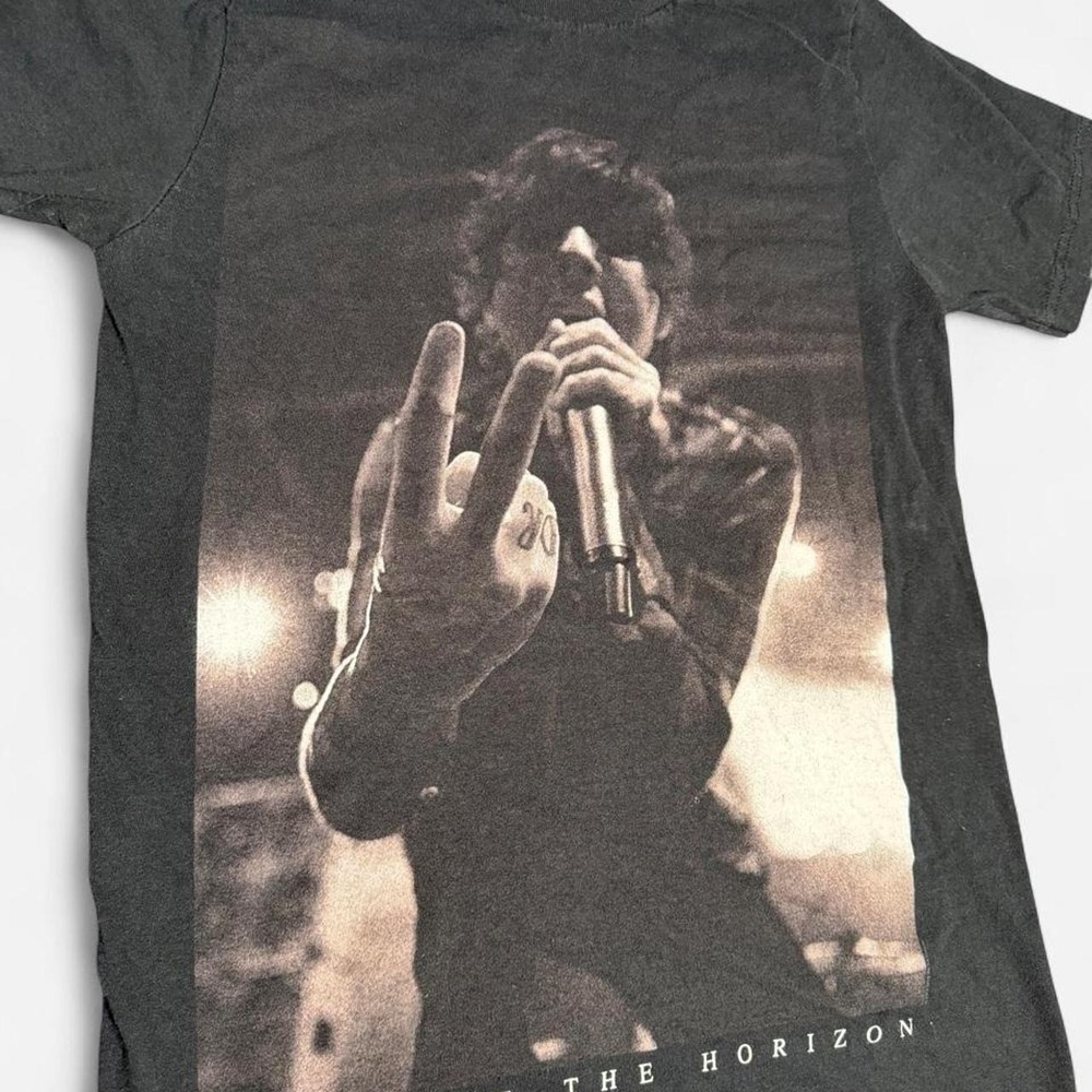 Bring Me The Horizon Graphic Band Tee Mens Small Black Oli Sykes Live Photo - Picture 2 of 8